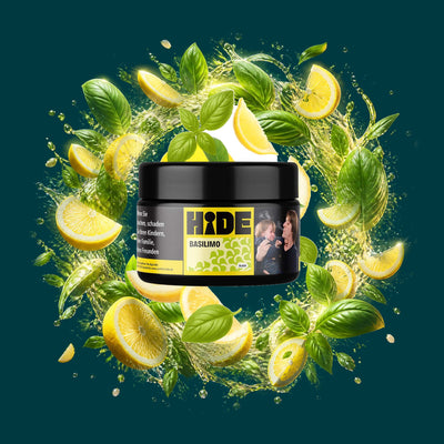 Hide Shisha Tabak Basilimo 200g – Zitrone, Frisch