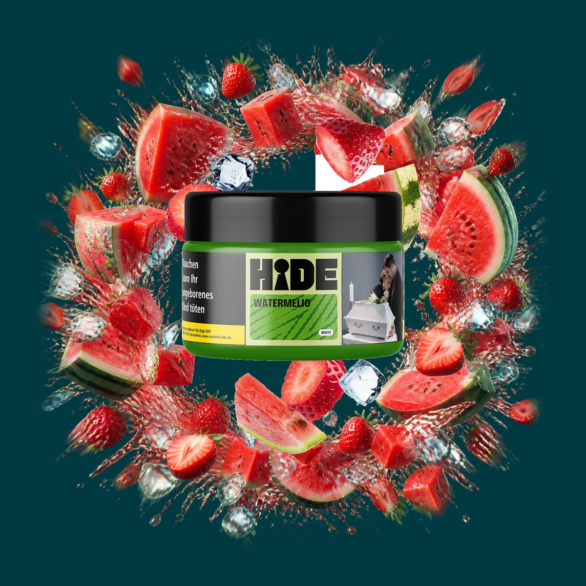 Hide Tabak Watermelio 200g – Wassermelone, Erdbeer, Eis