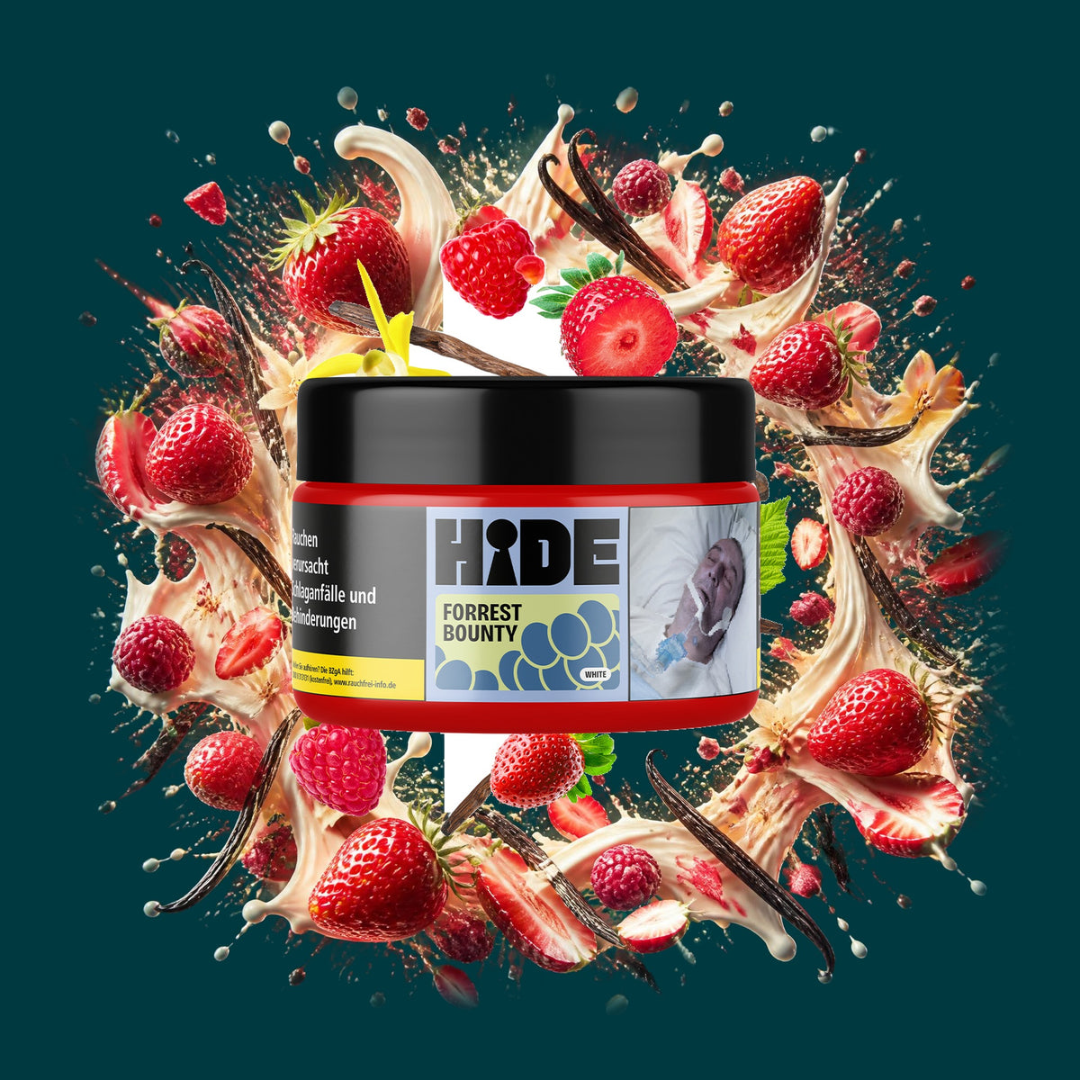 Hide Tabak Forrest Bounty 200g – Erdbeer, Himbeere, Vanille
