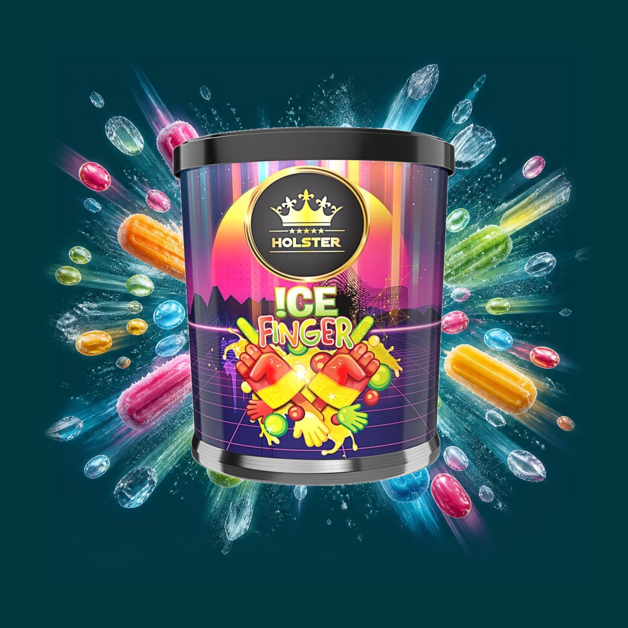 Holster Shisha Tabak Ice Finger 200g – Eisbonbon, Menthol