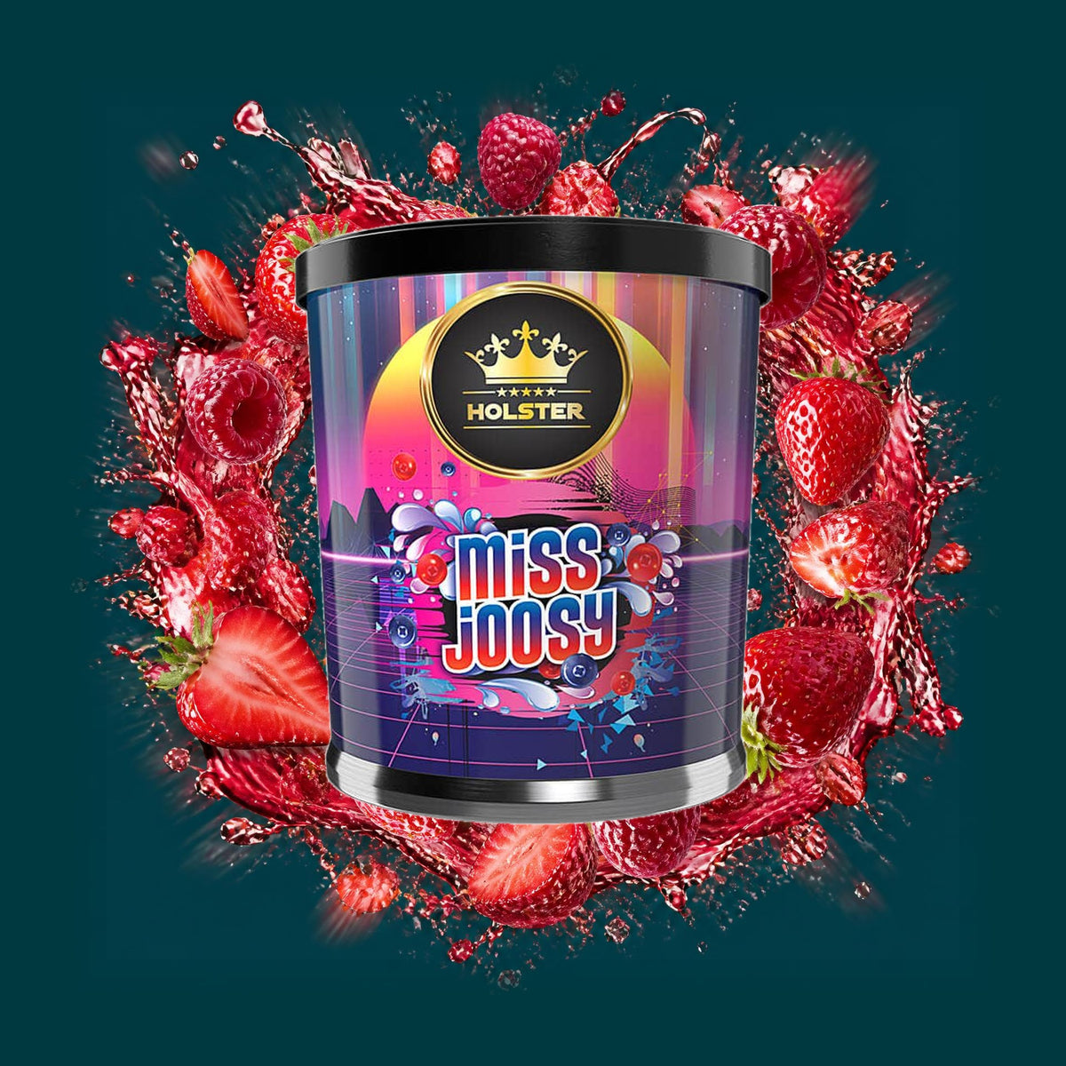 Holster Shisha Tabak Miss Joosy 200g – Erdbeere, Himbeere