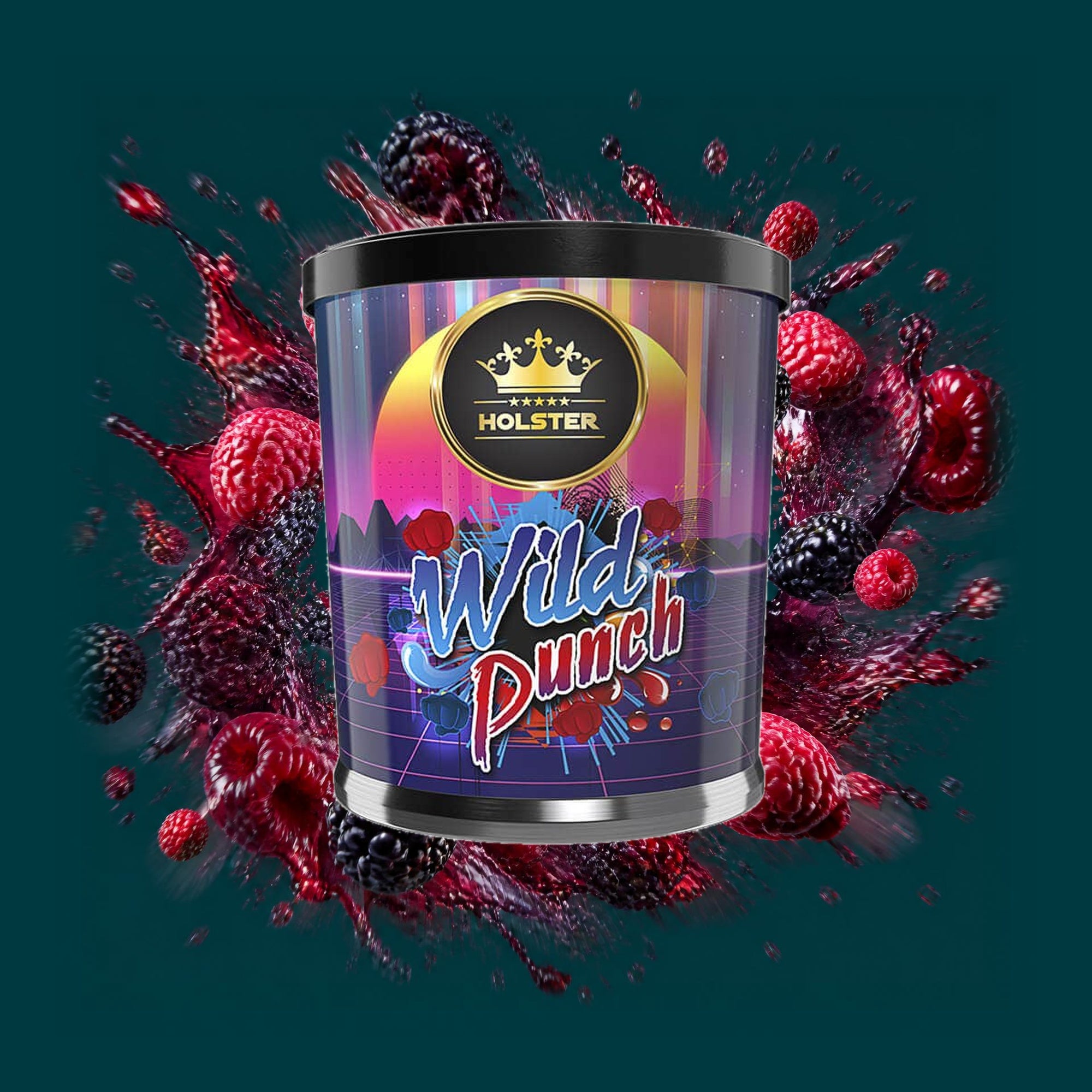 Holster Shisha Tabak Wild Punch 200g – Waldbeeren, Wildbeeren