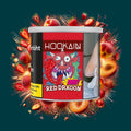 Hookain Shisha Tabak Angry Red Dragon 200g – Pfirsich, Erdbeer, Fruchtig, Süß