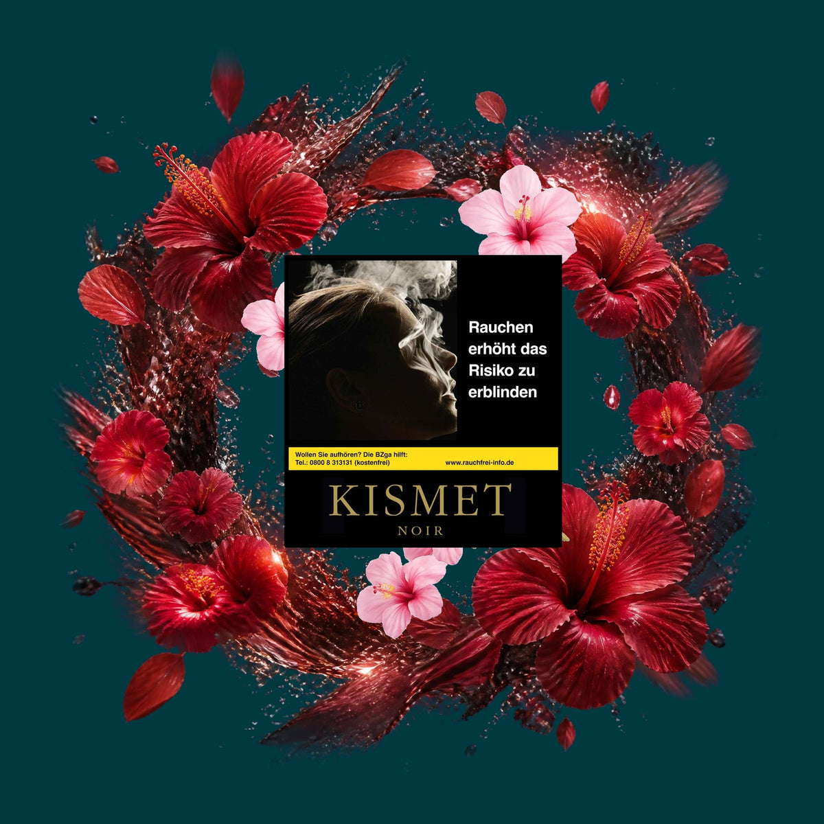 Kismet Tabak Black Hibiskus 200g