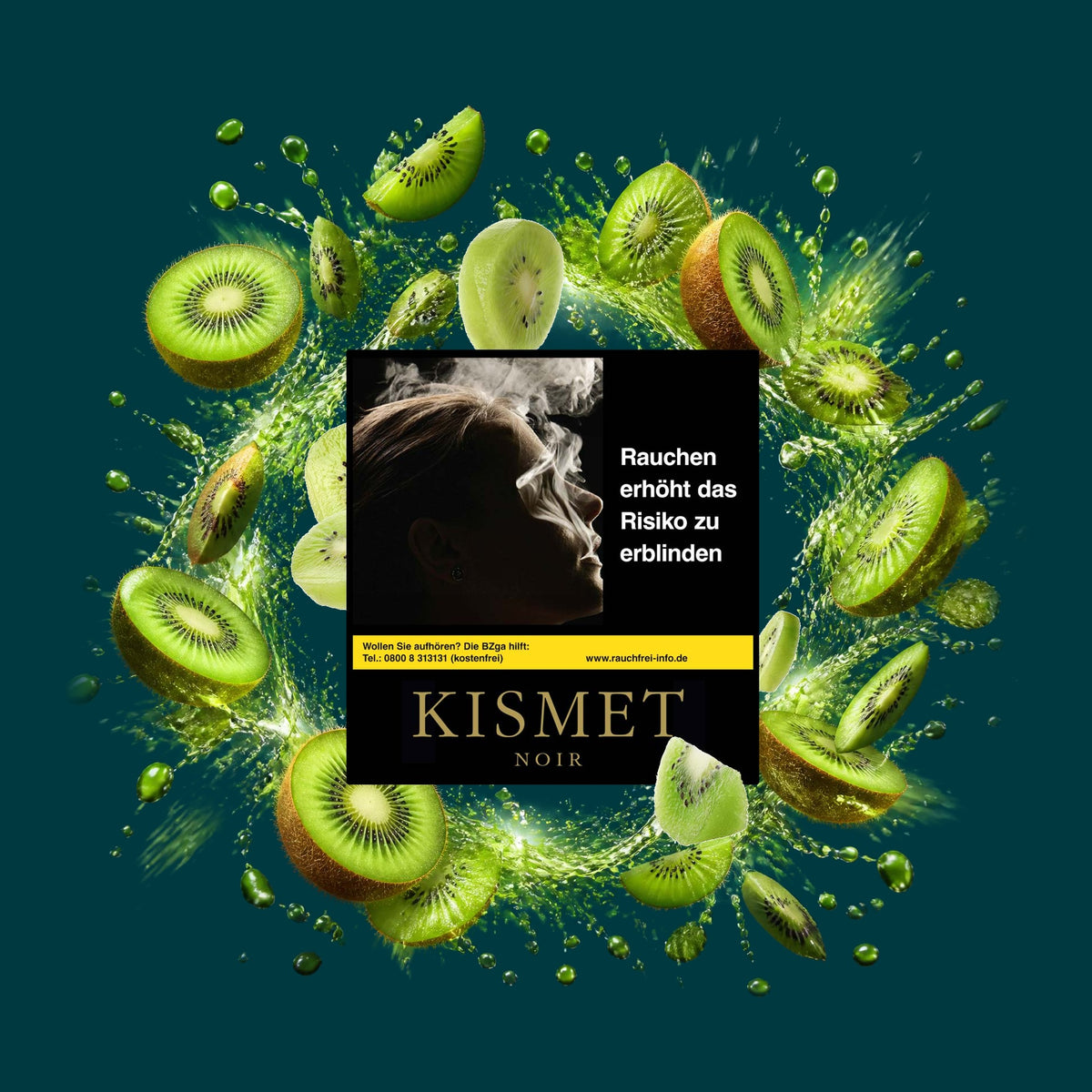 Kismet Tabak Black Kiwi 200g
