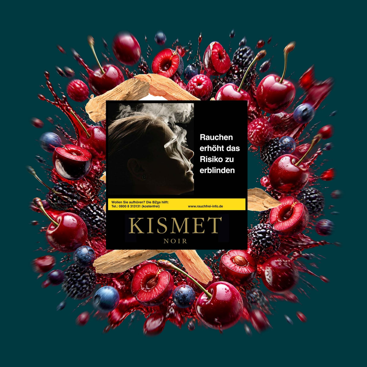 Kismet Tabak Black Forrest 200g – Fruchtig, Kirsche, Süß, Waldbeeren