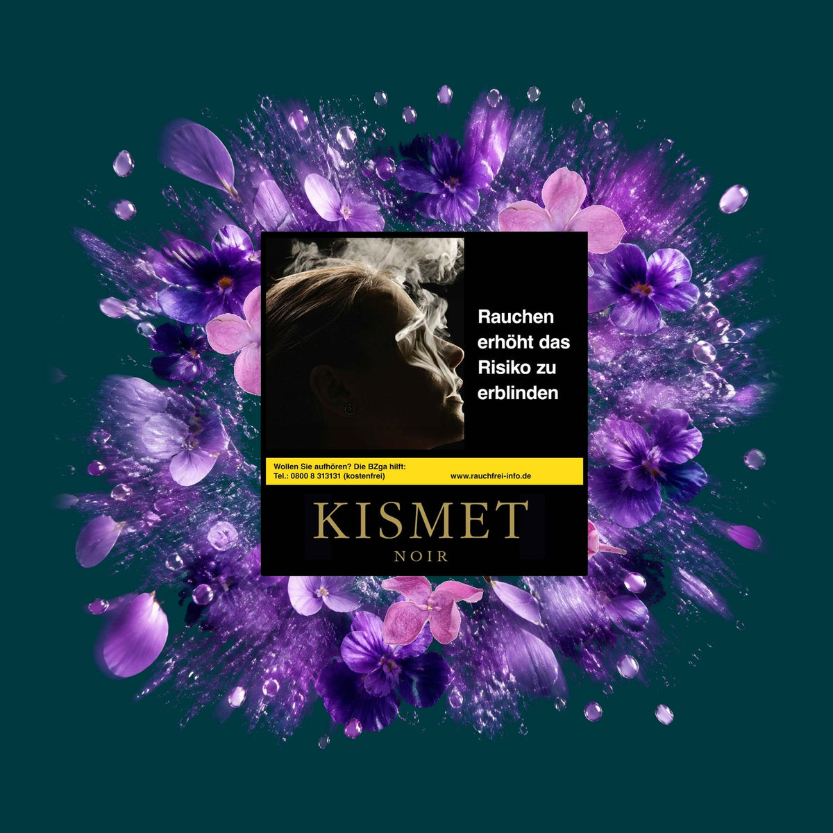 Kismet Tabak Black Violet 200g – Süß