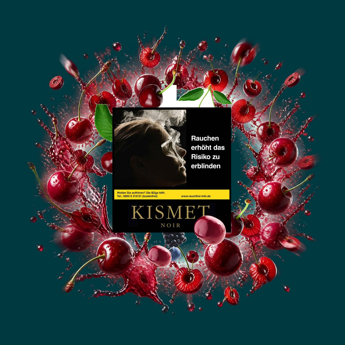 Kismet Tabak Wild Cherry 200g – Fruchtig, Kirsche, Süß