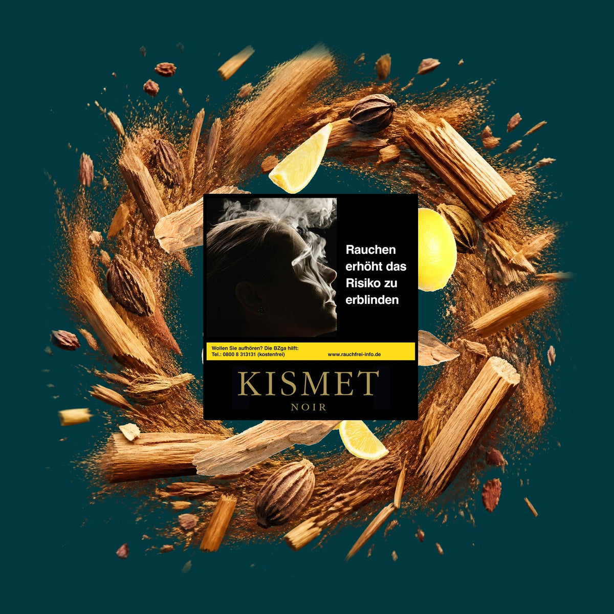 Kismet Tabak Black Sandelwood 200g