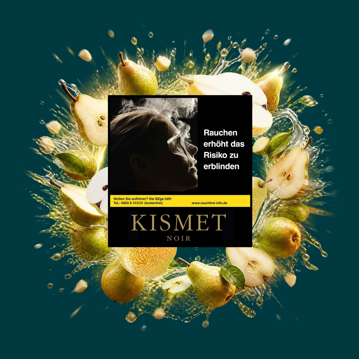 Kismet Tabak Black Pear 200g – Birne, Fruchtig, Süß