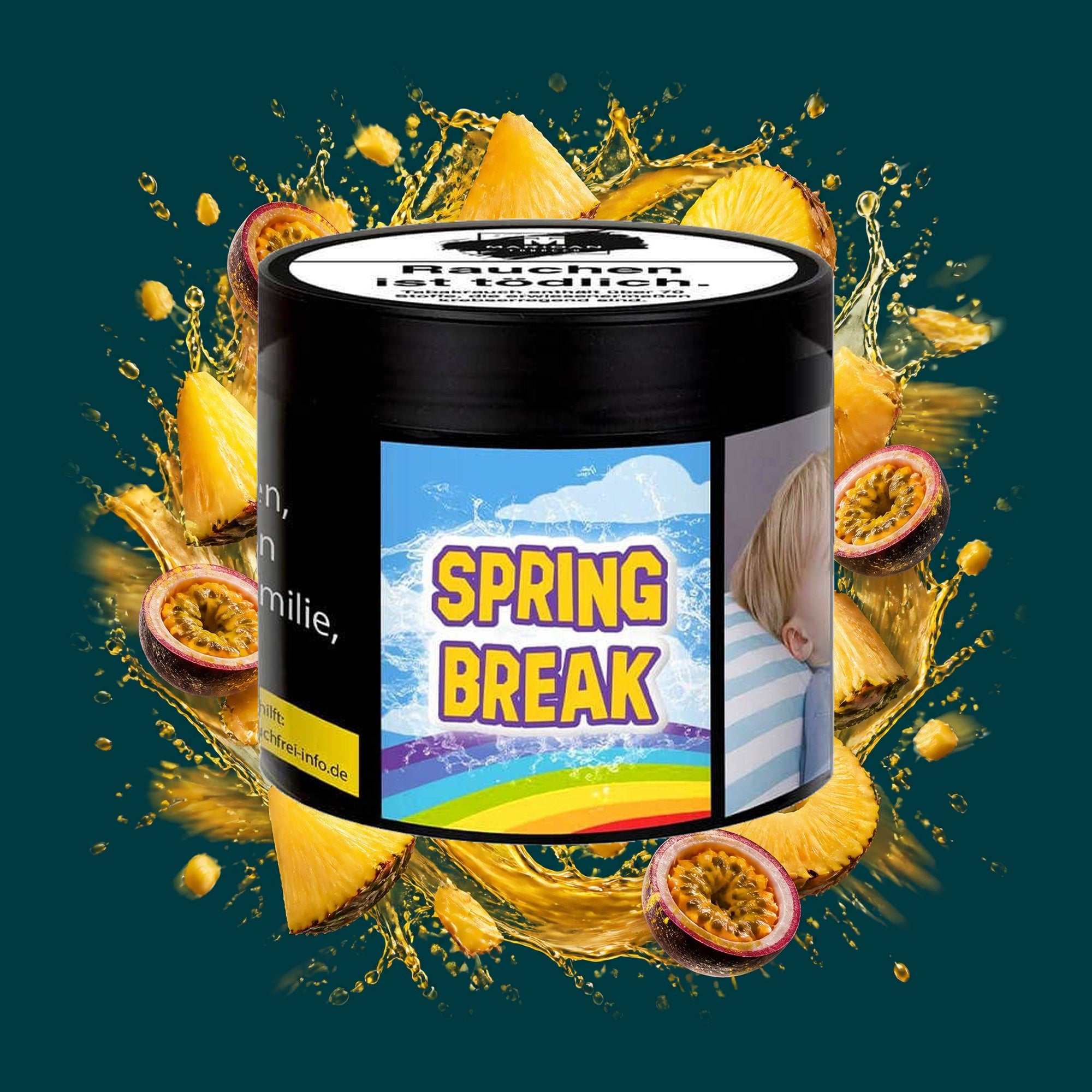 Maridan Shisha Tabak Spring Break 200g – Ananas, Maracuja, Tropisch