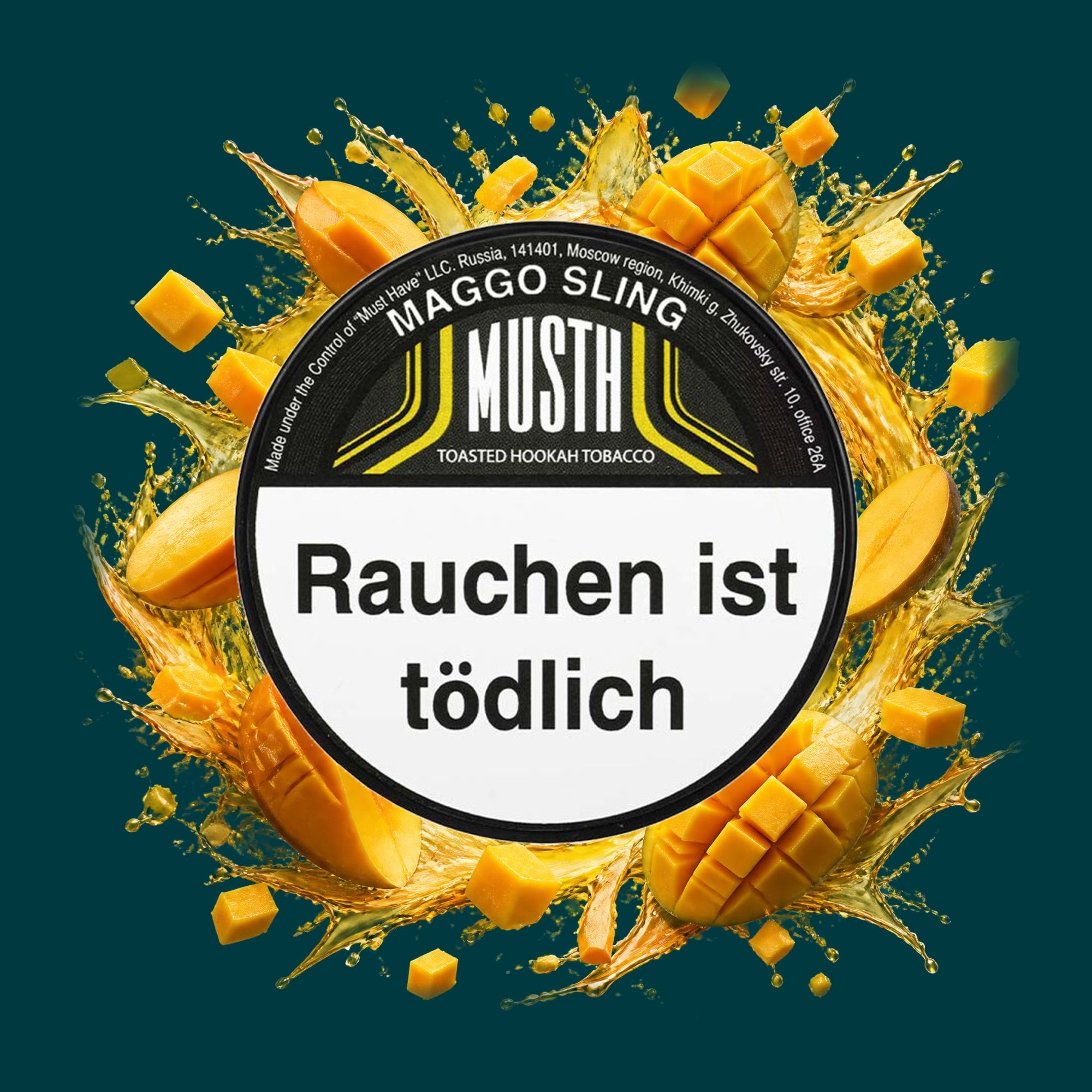 MustH Shisha Tabak Maggo Sling 200g – Mango, Fruchtig, Süß