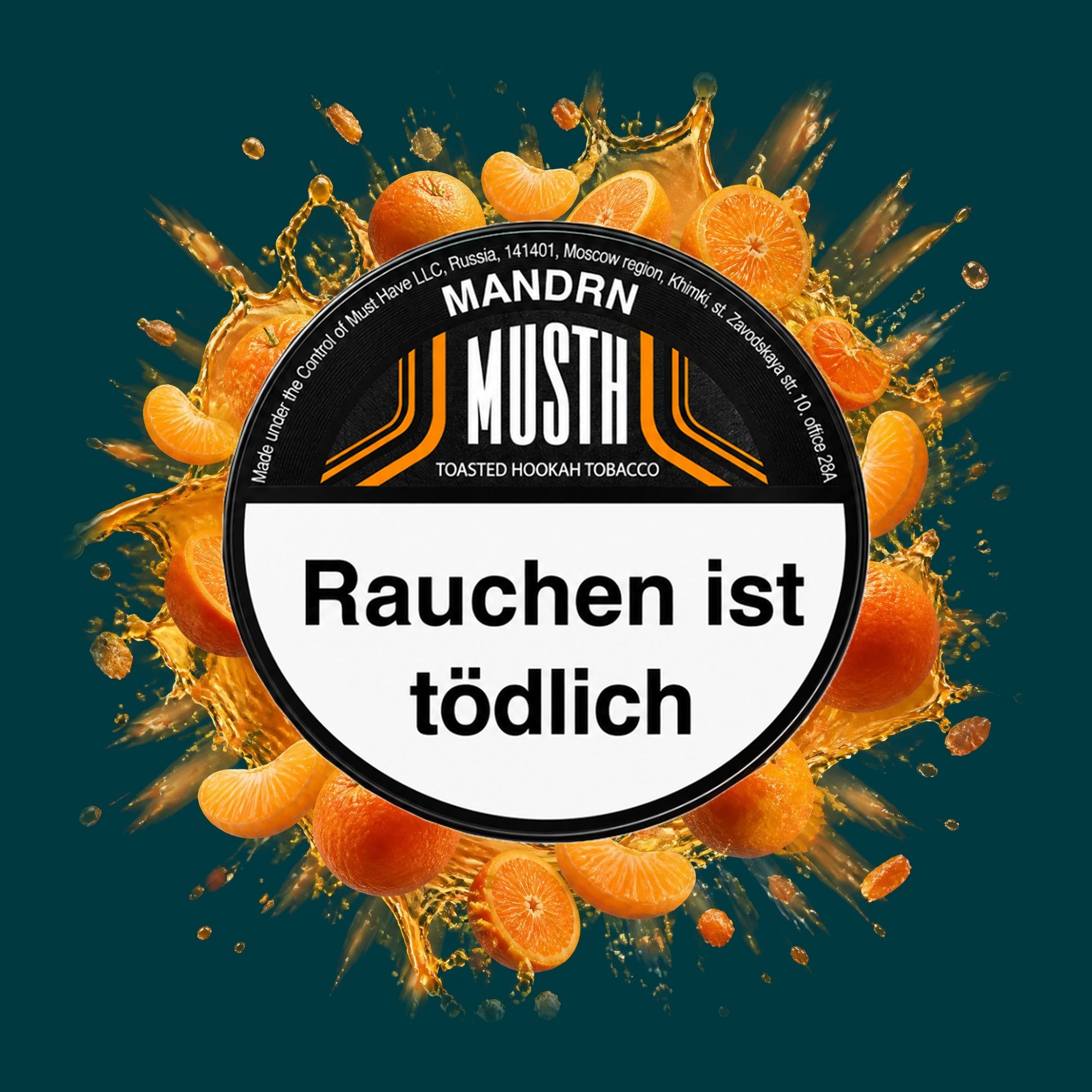 MustH Tabak Mandrn 125g – Orange, Citrus, Fruchtig, Süß