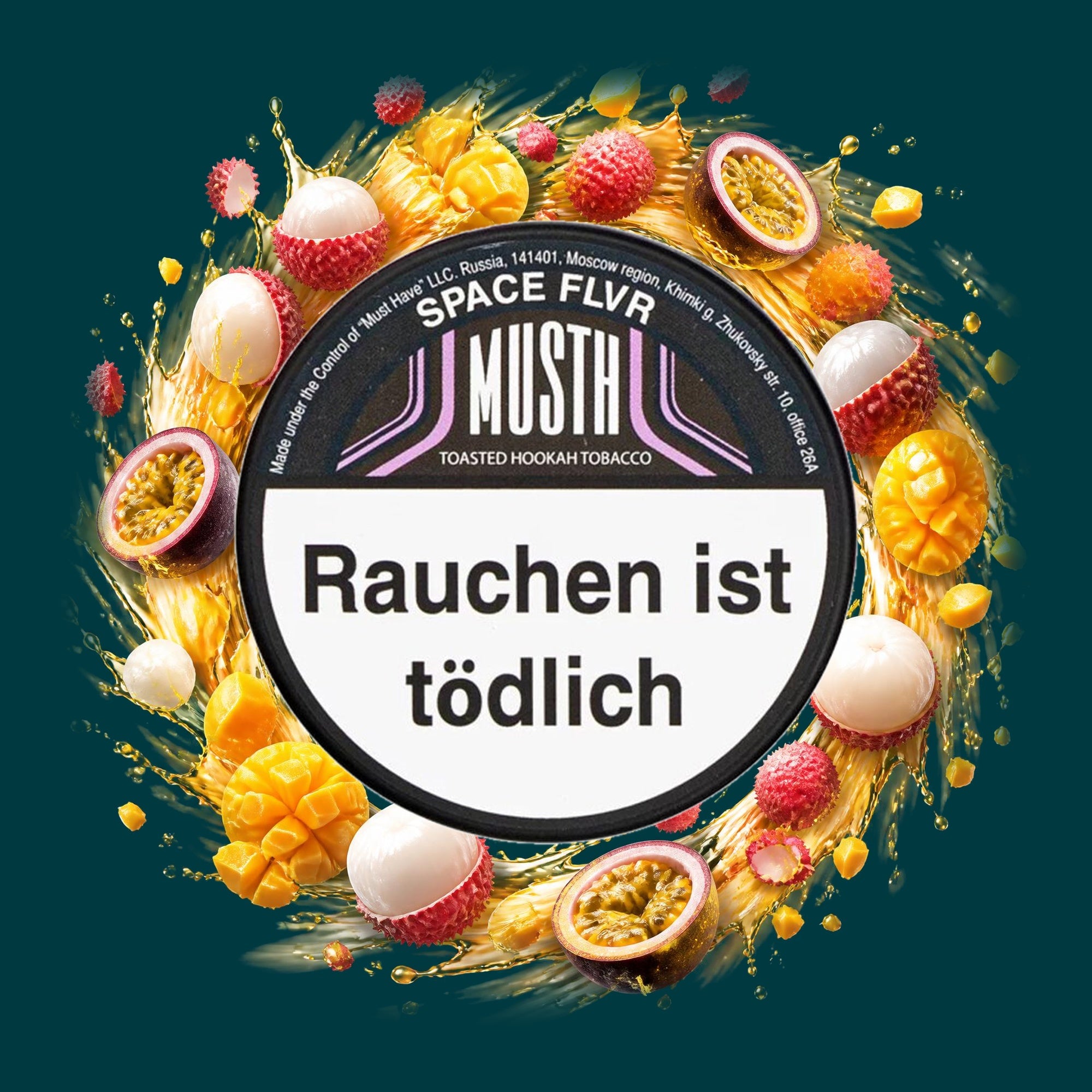 MustH Space FLVR 200g – Litschi, Mango, Maracuja, Fruchtig, Exotisch, Süß