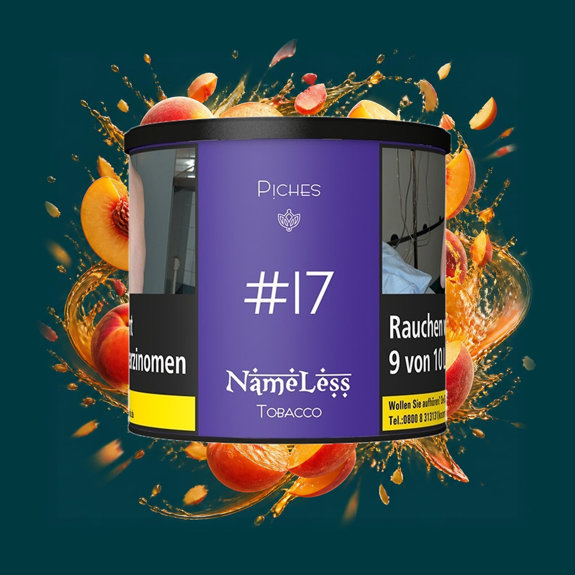 Nameless Shisha Tabak Piches 200g – Pfirsich