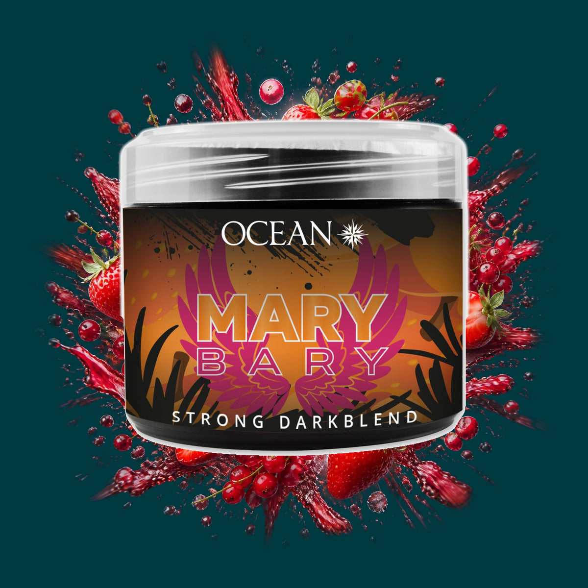 Ocean Tabak Strong Mary Bary 200g – Rote Beeren