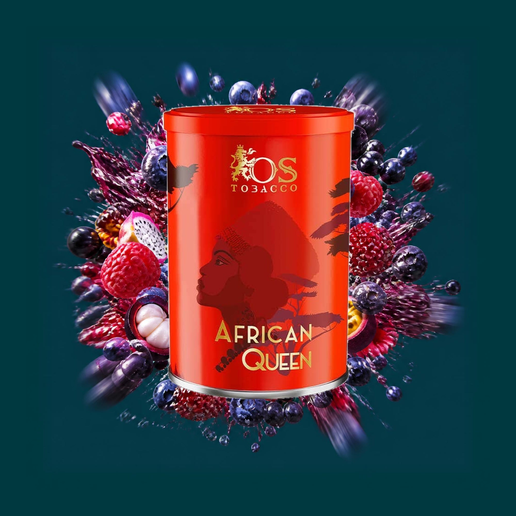 Os Tabak African Queen 1kg – Fruchtmix aus 18 Früchten