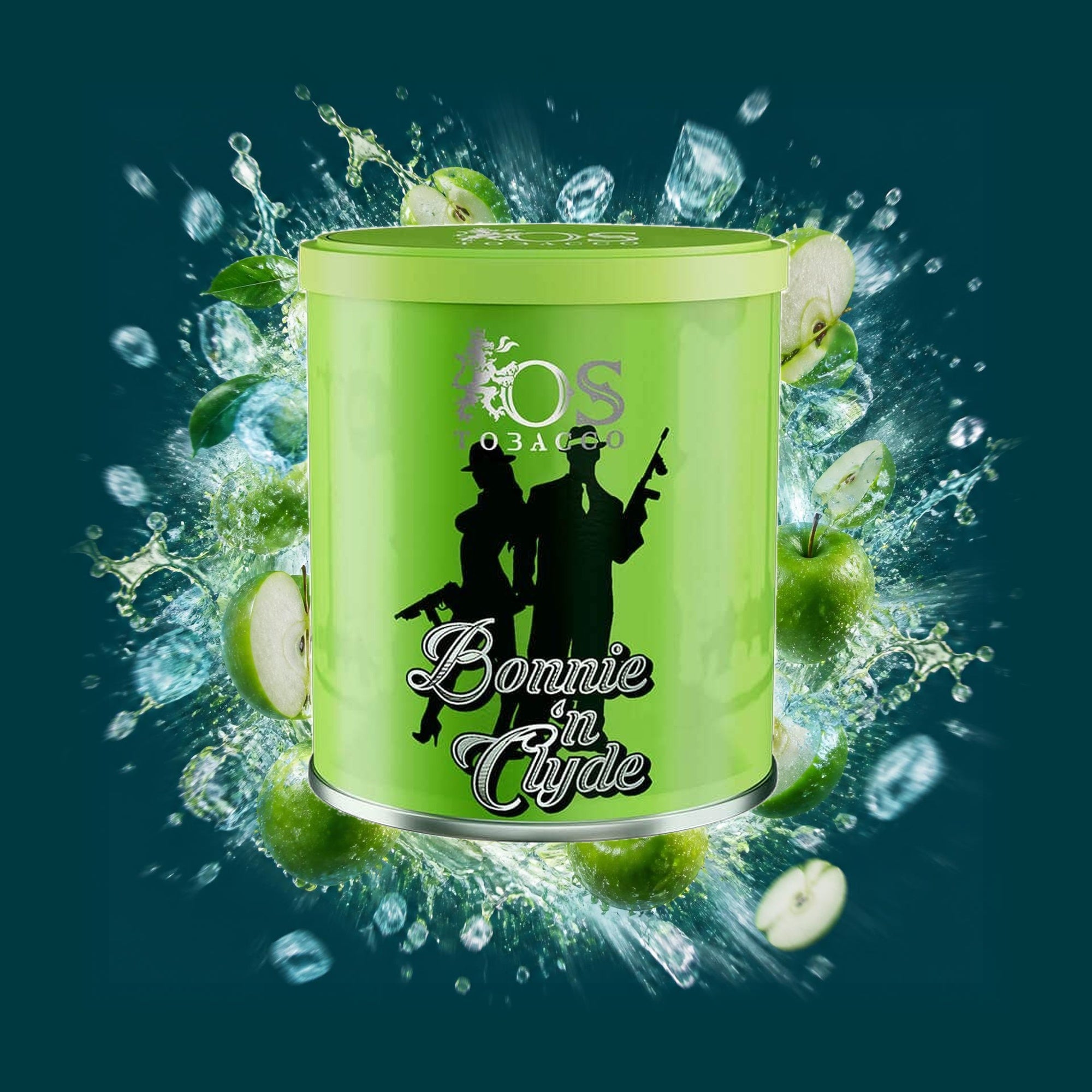OS Tobacco Shisha Tabak Bonnie 'N Clyde 200g – Apfel, Ice