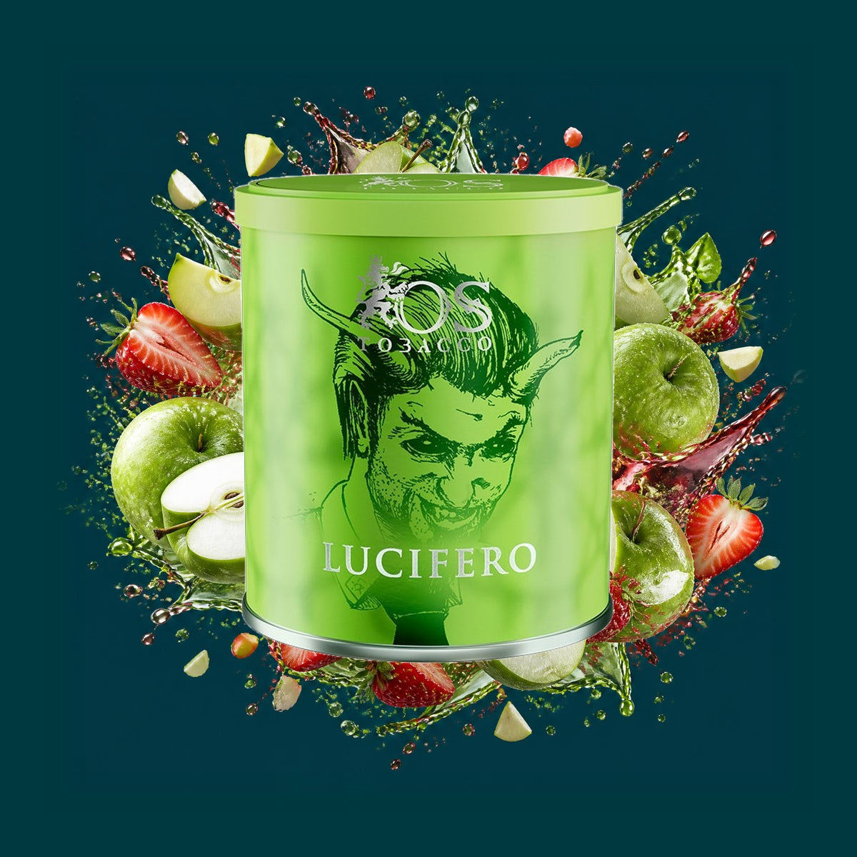OS Tobacco Shisha Tabak Lucifero 200g – Apfel, Erdbeere
