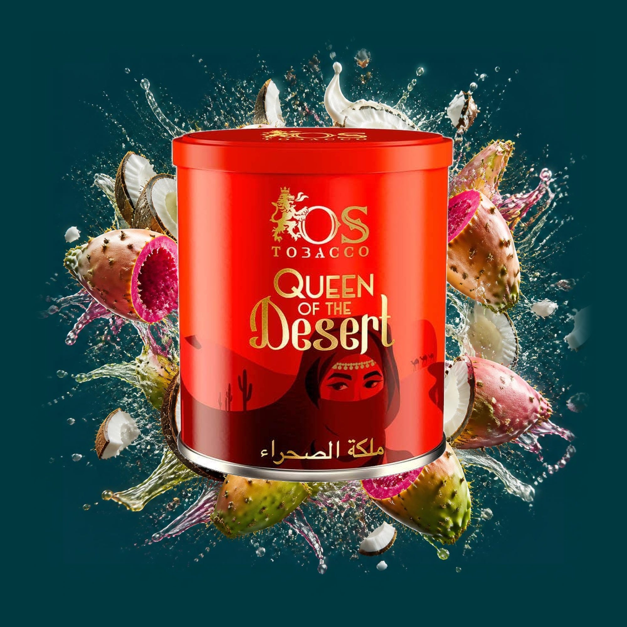 OS Tobacco Shisha Tabak Queen of Desert 200g – Kaktus, Kokos