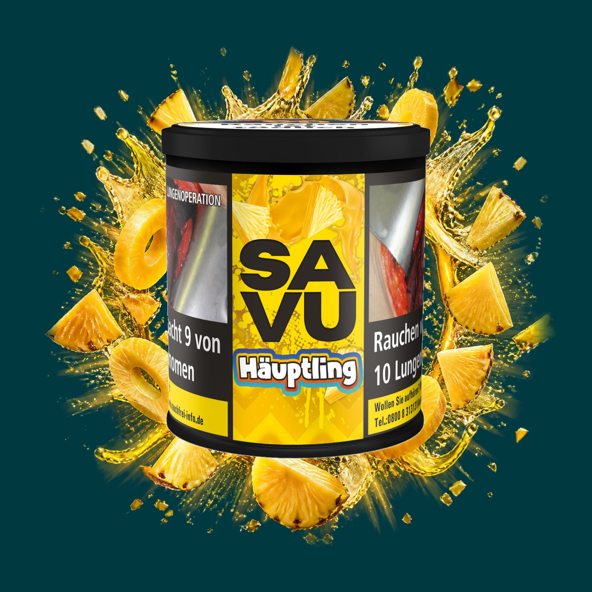Savu Tabak Häuptling 200g – Ananas
