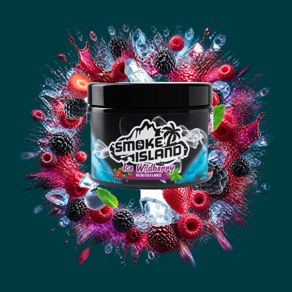 Smoke Island Tabakersatz Ice Wildberry 200g