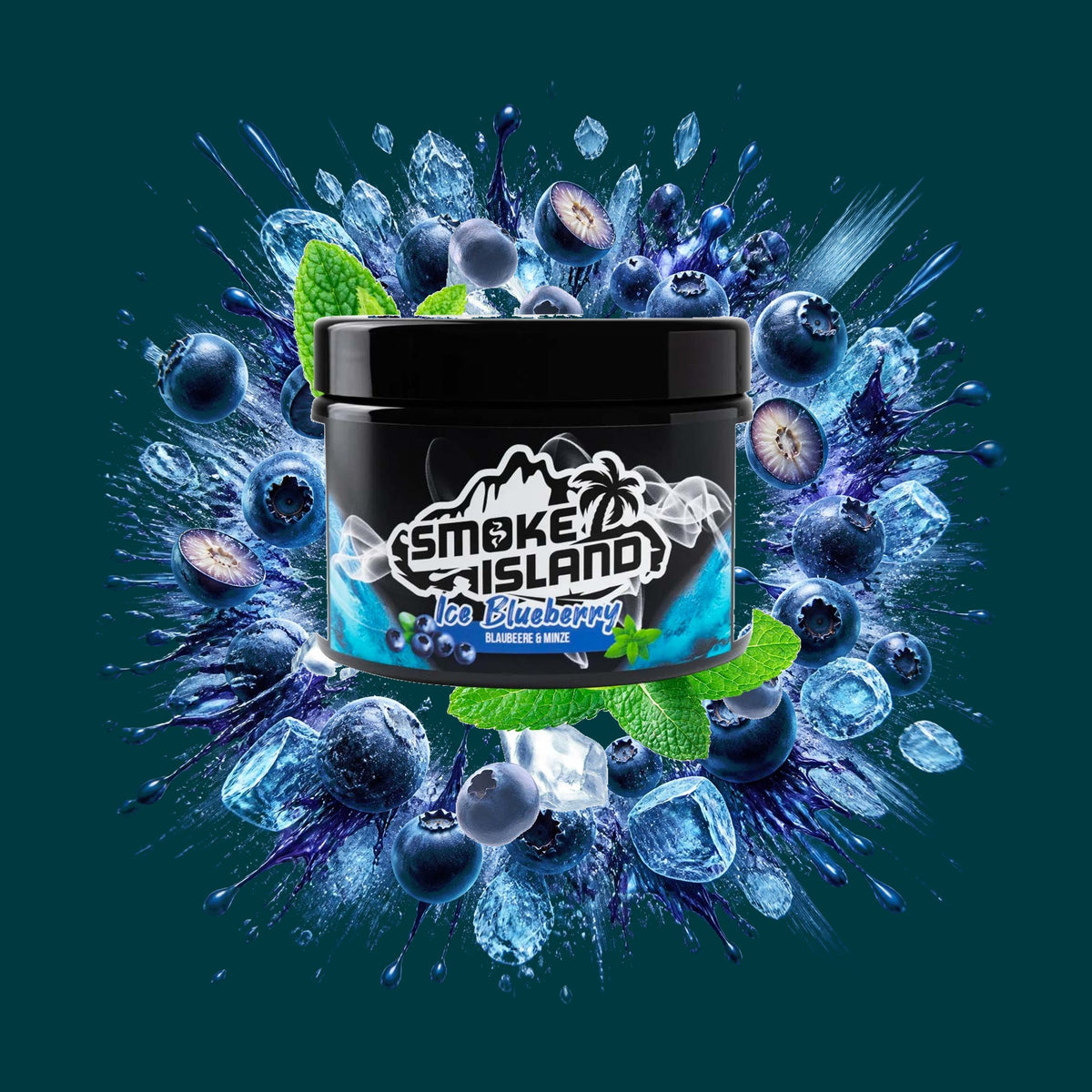 Smoke Island Tabakersatz Ice Blueberry 200g