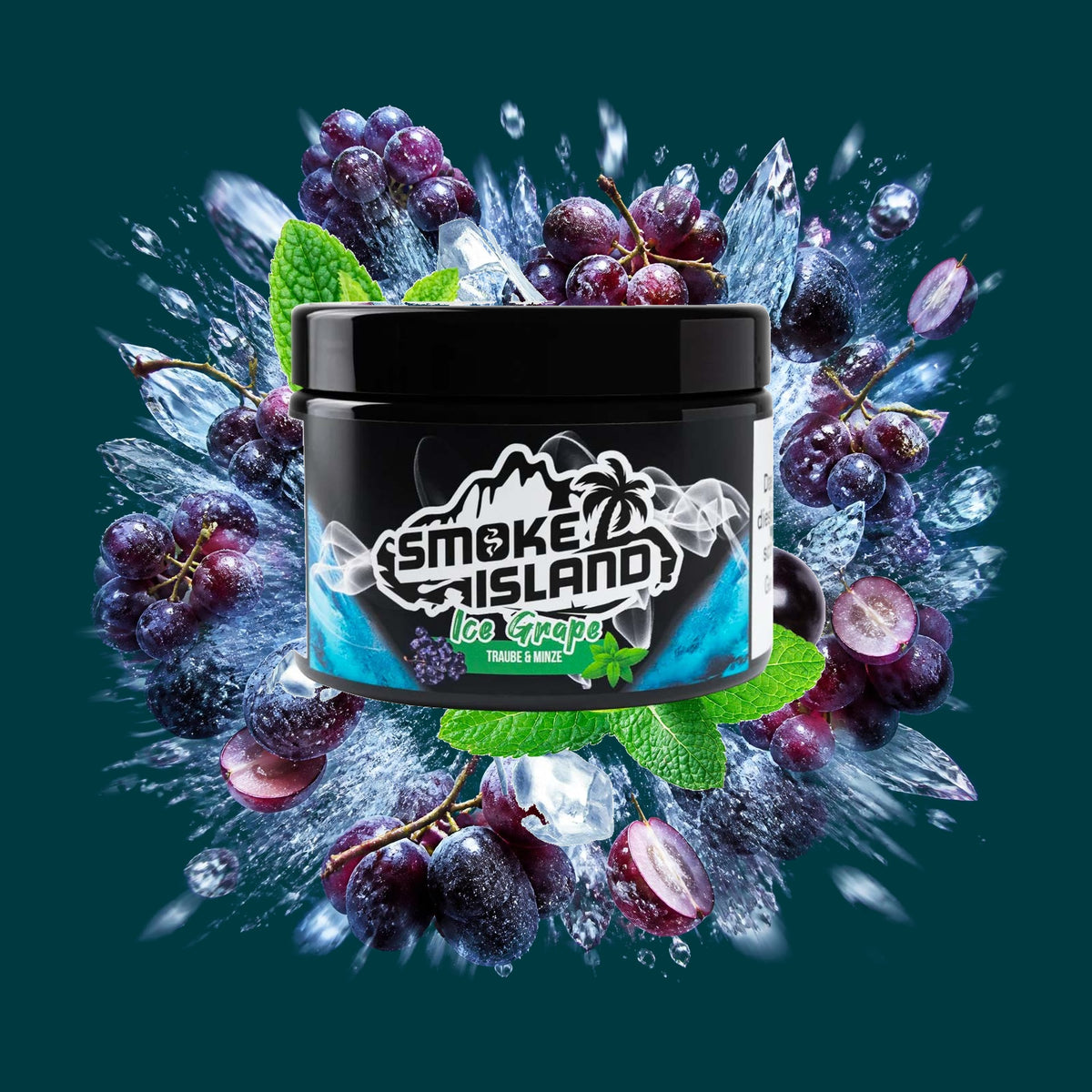 Smoke Island Tabakersatz Ice Grape 200g