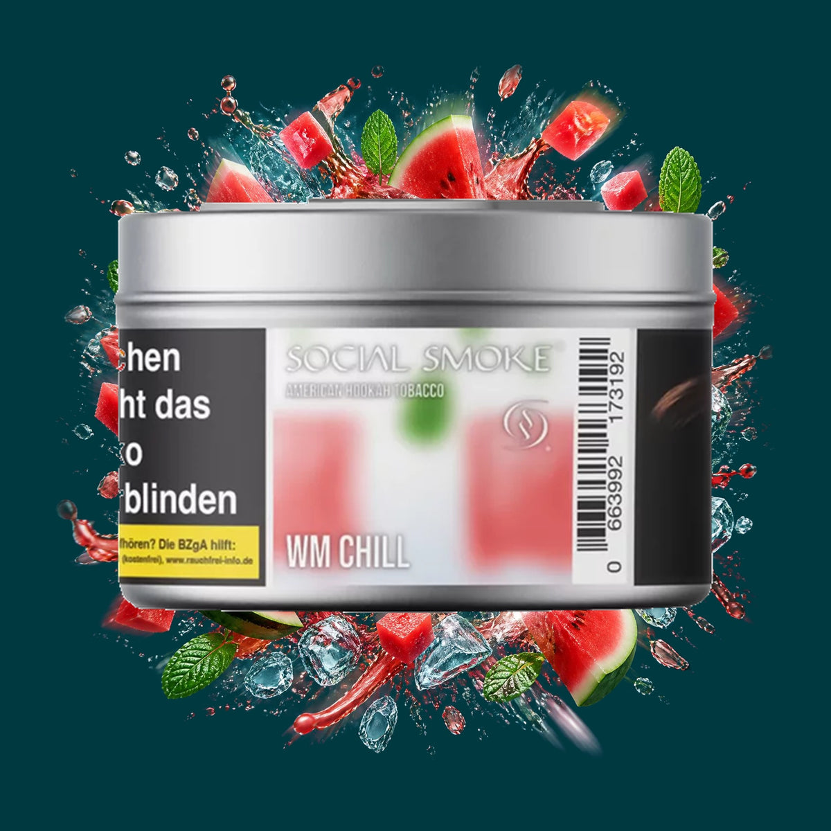 Social Smoke Watermelon Chill – Fruchtig, Kühl, Melone, Menthol, Wassermelone