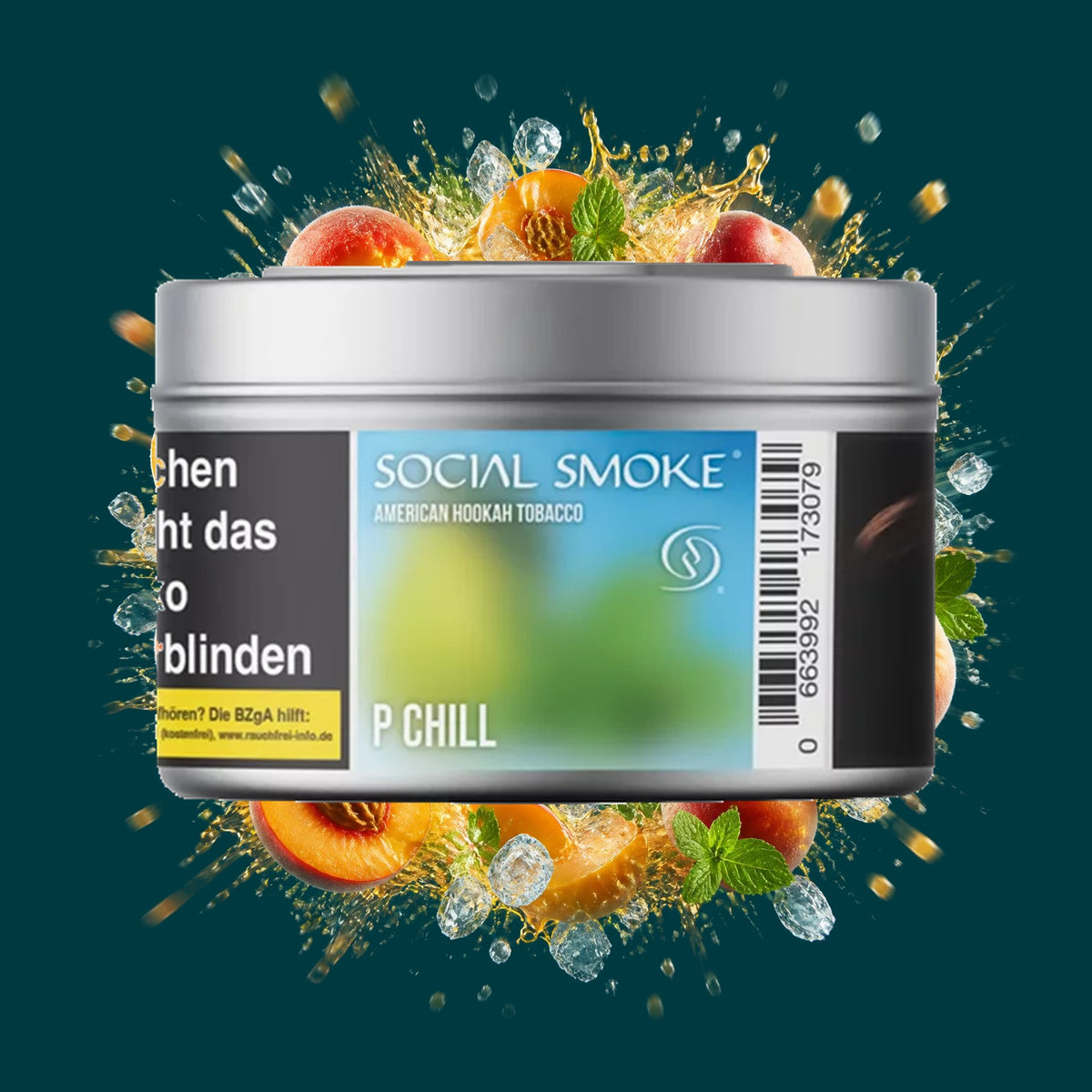 Social Smoke Peach Chill – Fruchtig, Kühl, Menthol, Pfirsich