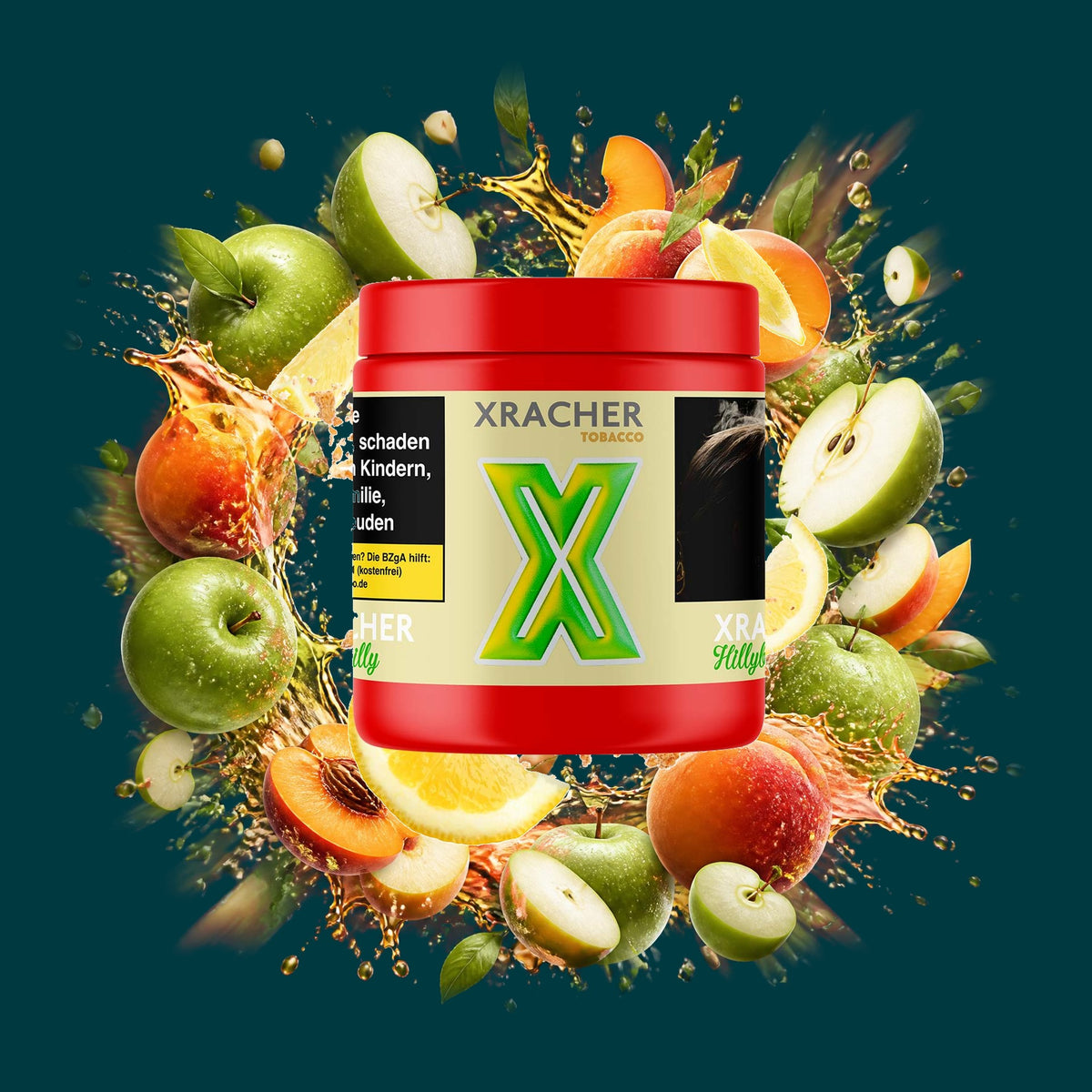 Xracher Tabak Hilibilly 200g – Apfel, Frisch, Fruchtig, Pfirsich