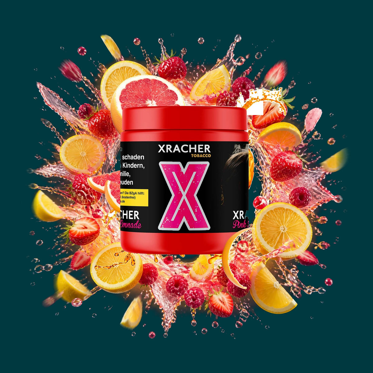 Xracher Tabak Pink Lemonade 200g – Beeren, Erfrischend, Fruchtig, Zitrone