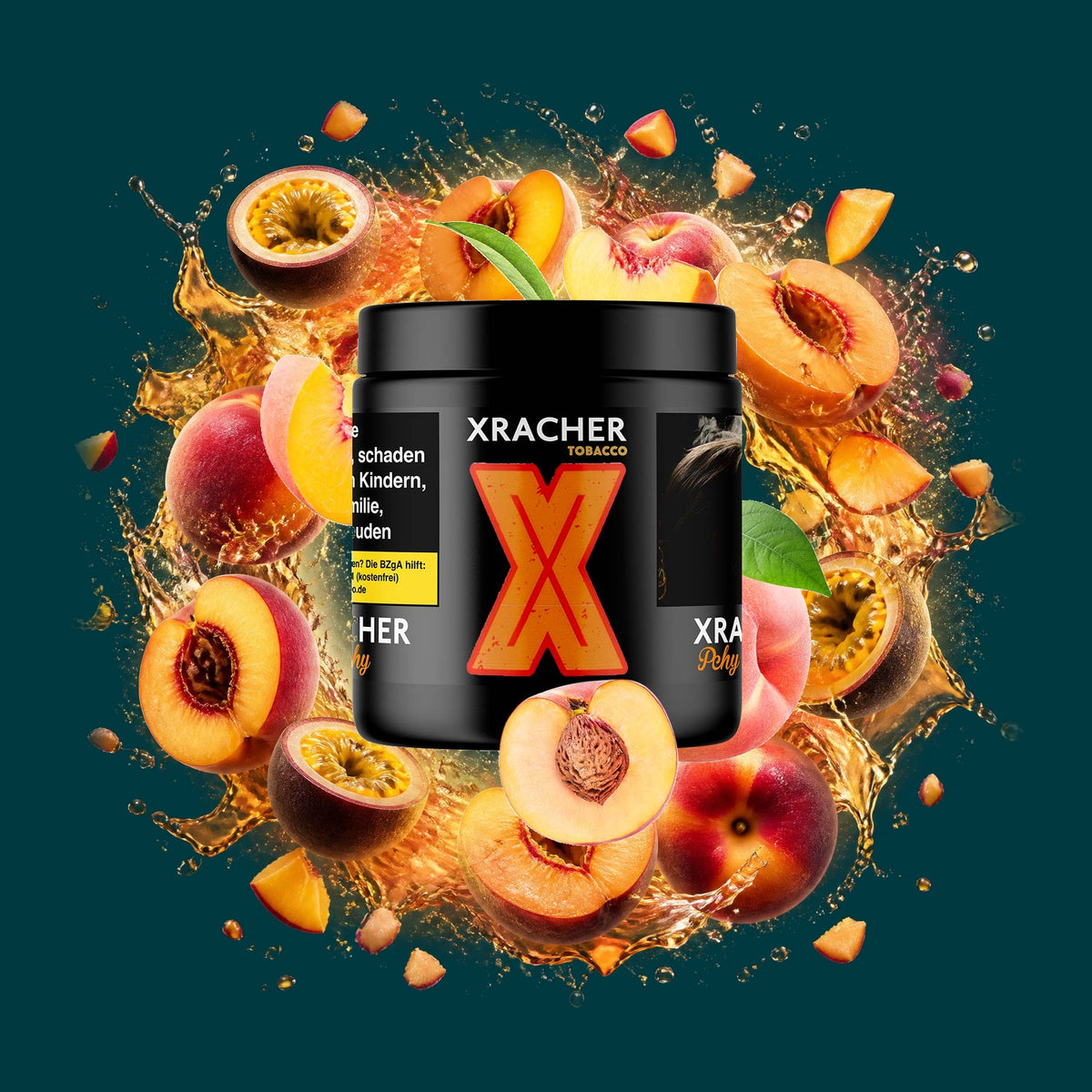 Xracher Tabak Pchy 200g – Fruchtig, Maracuja, Pfirsich, Tropisch