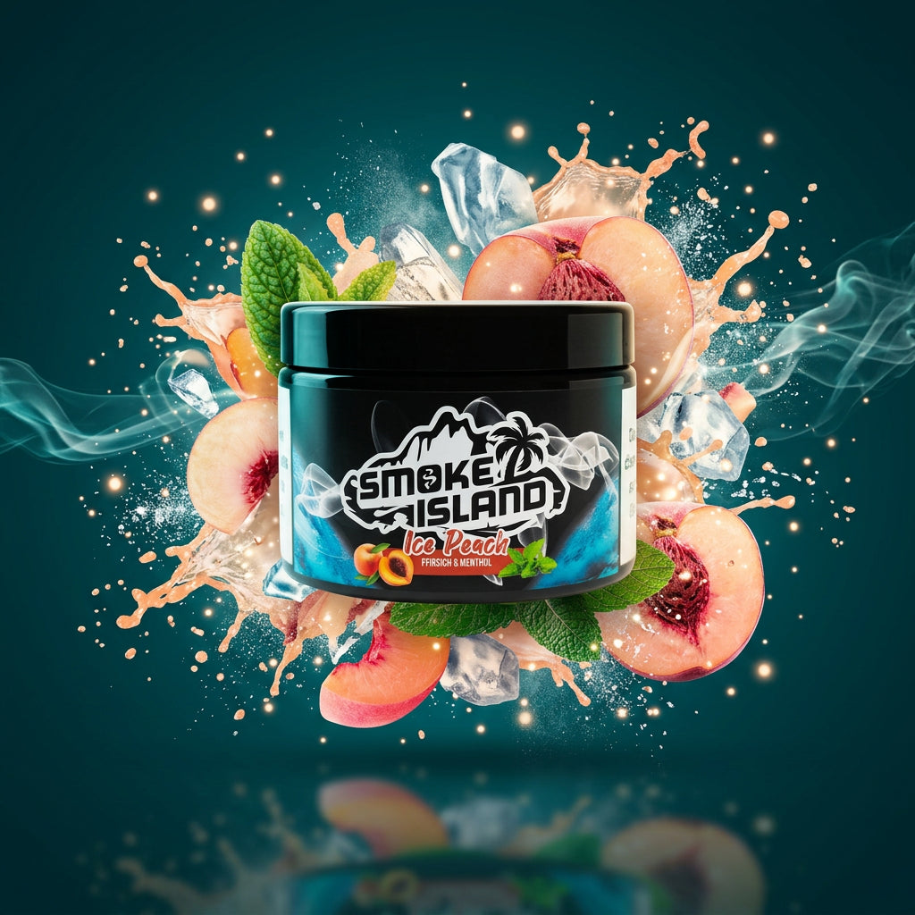 Smoke Island Ice Peach 200g – Pfirsich mit kühlem Kick