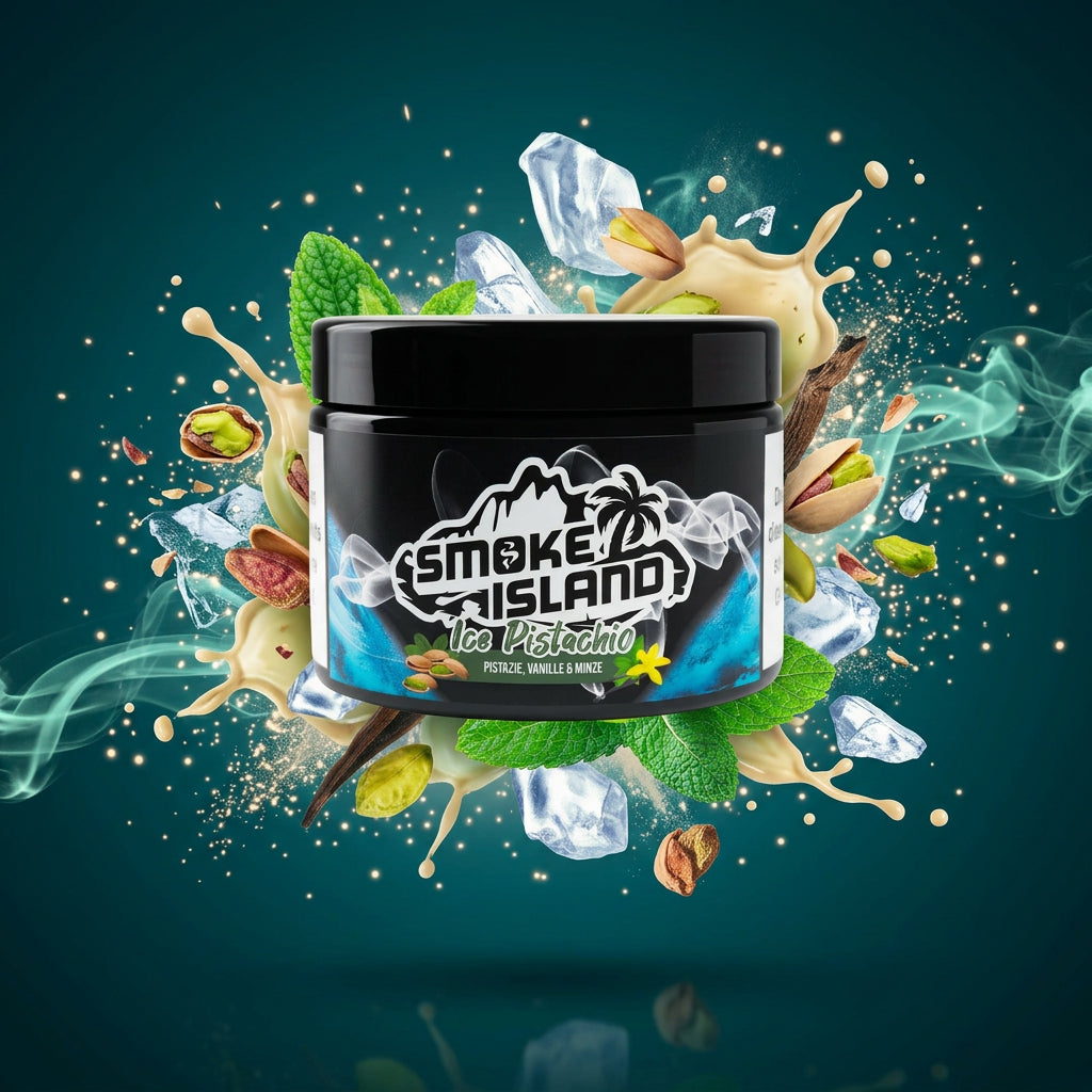 Smoke Island Ice Pistacho 200g – Pistazie mit Eismantel