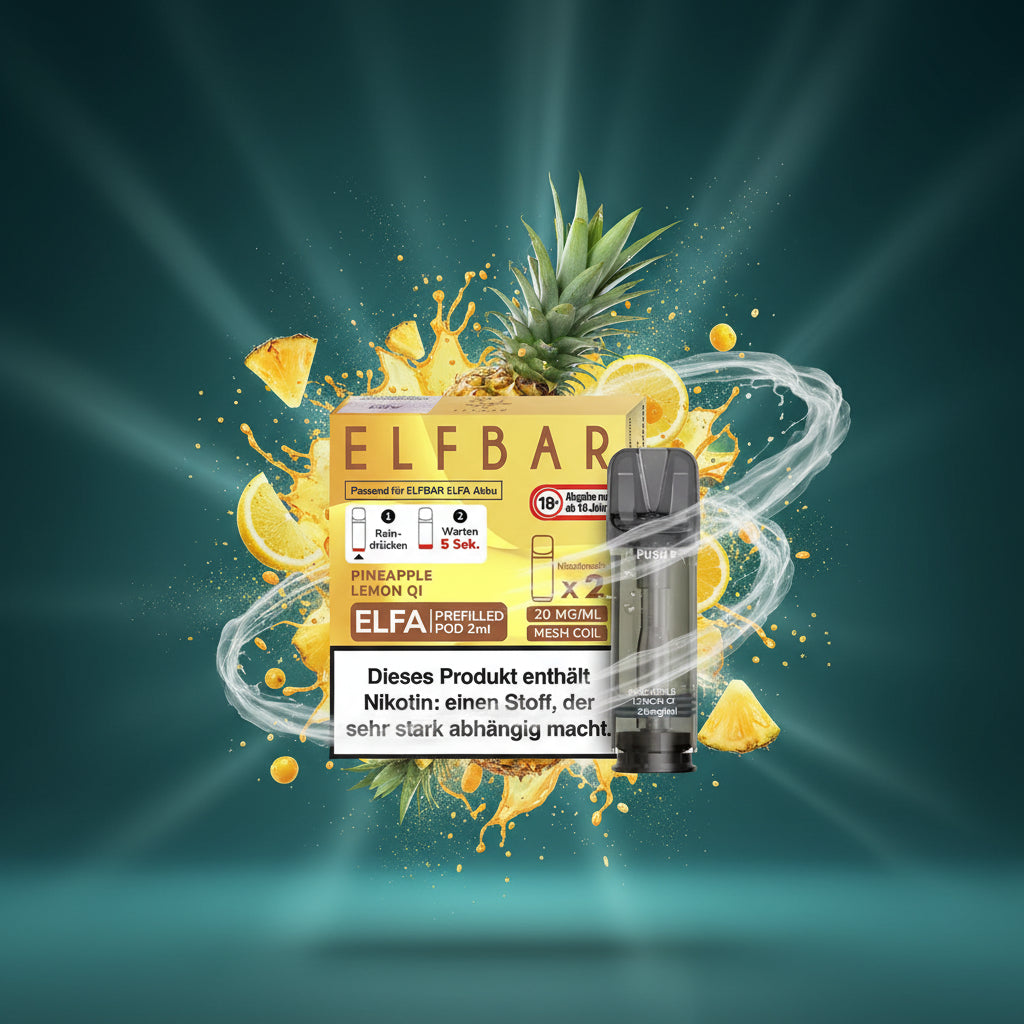 Elfbar ELFA Pod Pineapple Lemon Qi Pod System