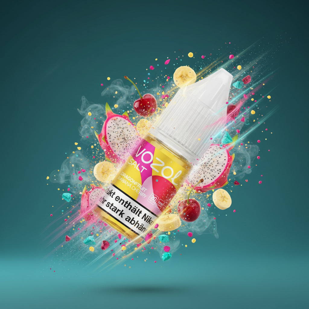 Vozol Salt Liquid Dragonfruit Banana Cherry