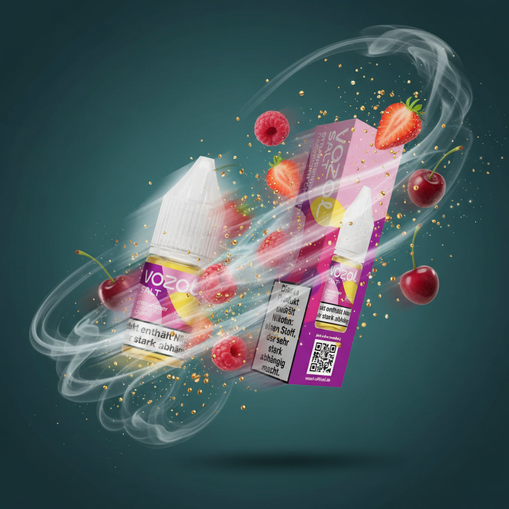 Vozol Salt Liquid Strawberry Raspberry Cherry 20mg