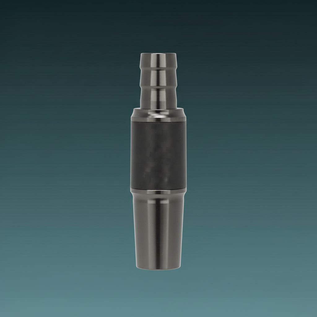 SW CF Invi Schlauchanschluss Carbon 18/8 - Gun Metal