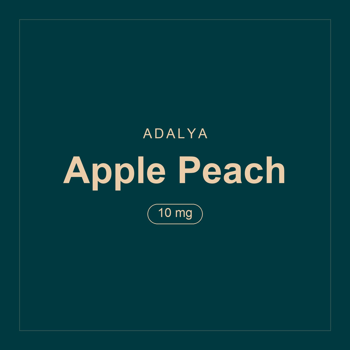 Adalya · Apple Peach · 10 mg