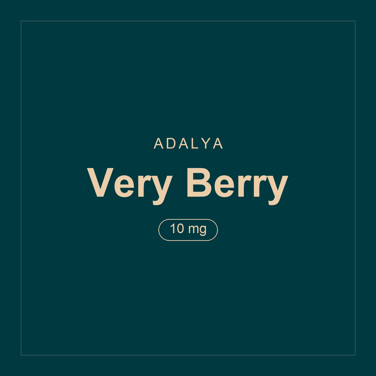 Adalya · Very Berry · 10 mg
