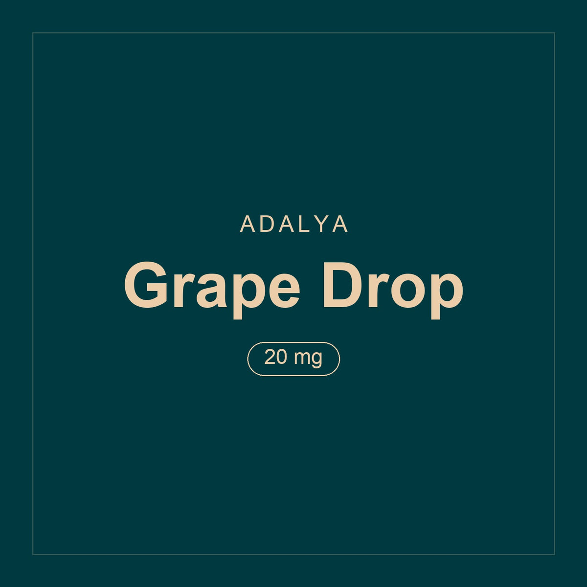 Adalya · Grape Drop · 20 mg