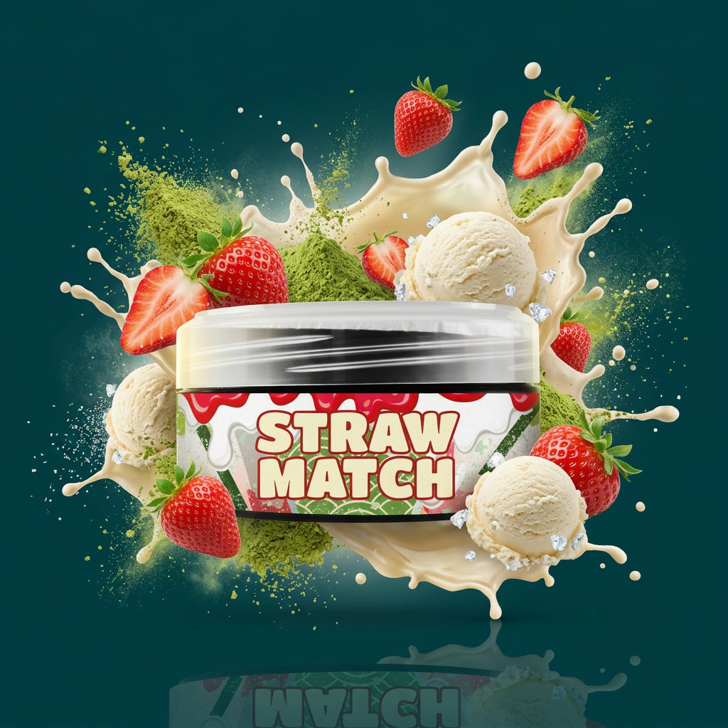 AINO Tobacco 100g Straw Match - Matcha Erdbeere Ice
