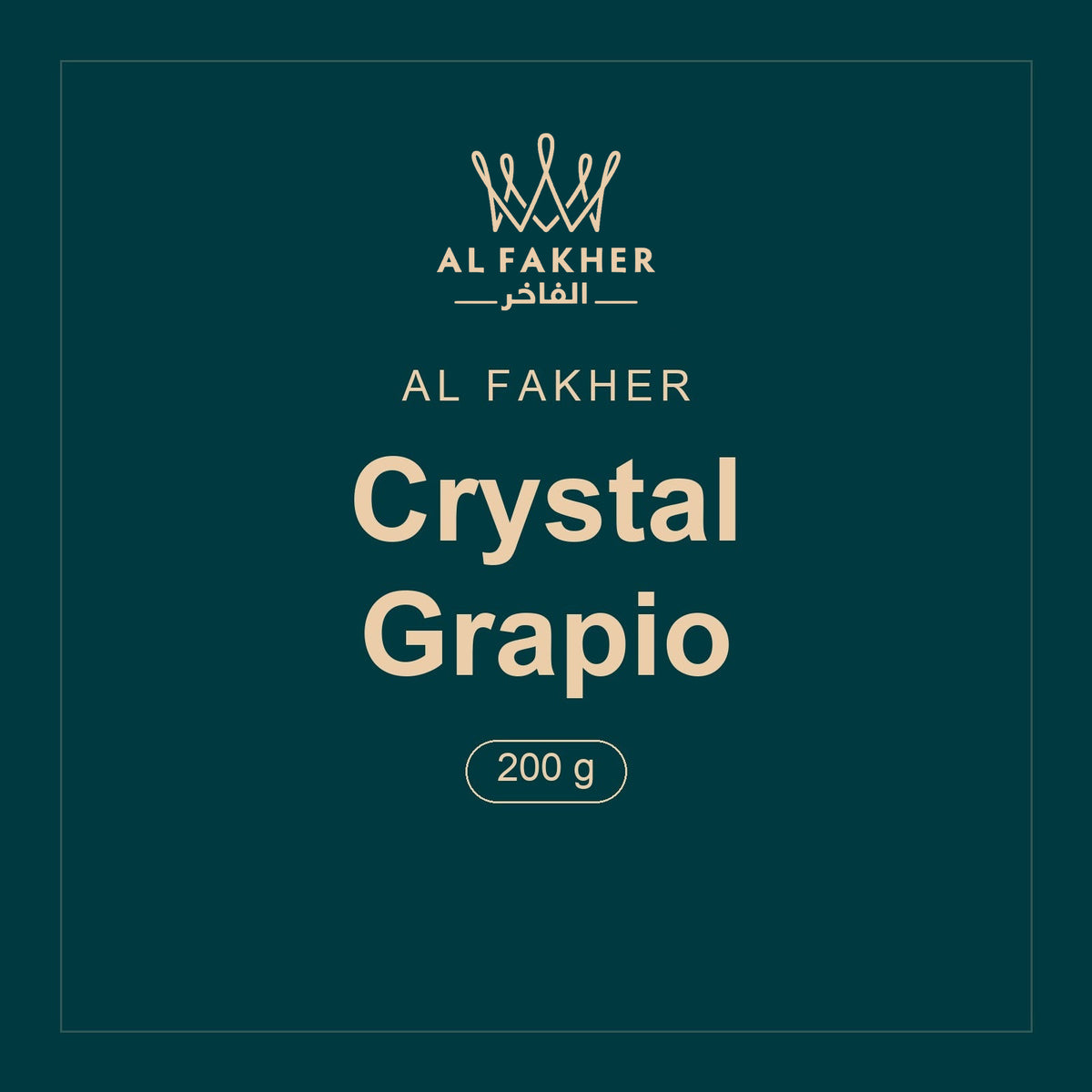 Al Fakher · Crystal Grapio · 200 g