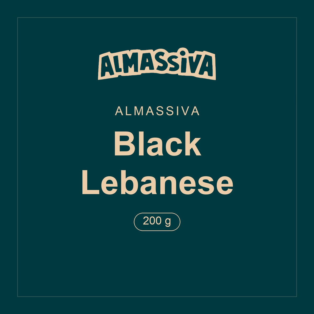 Almassiva · Black Lebanese · 200 g