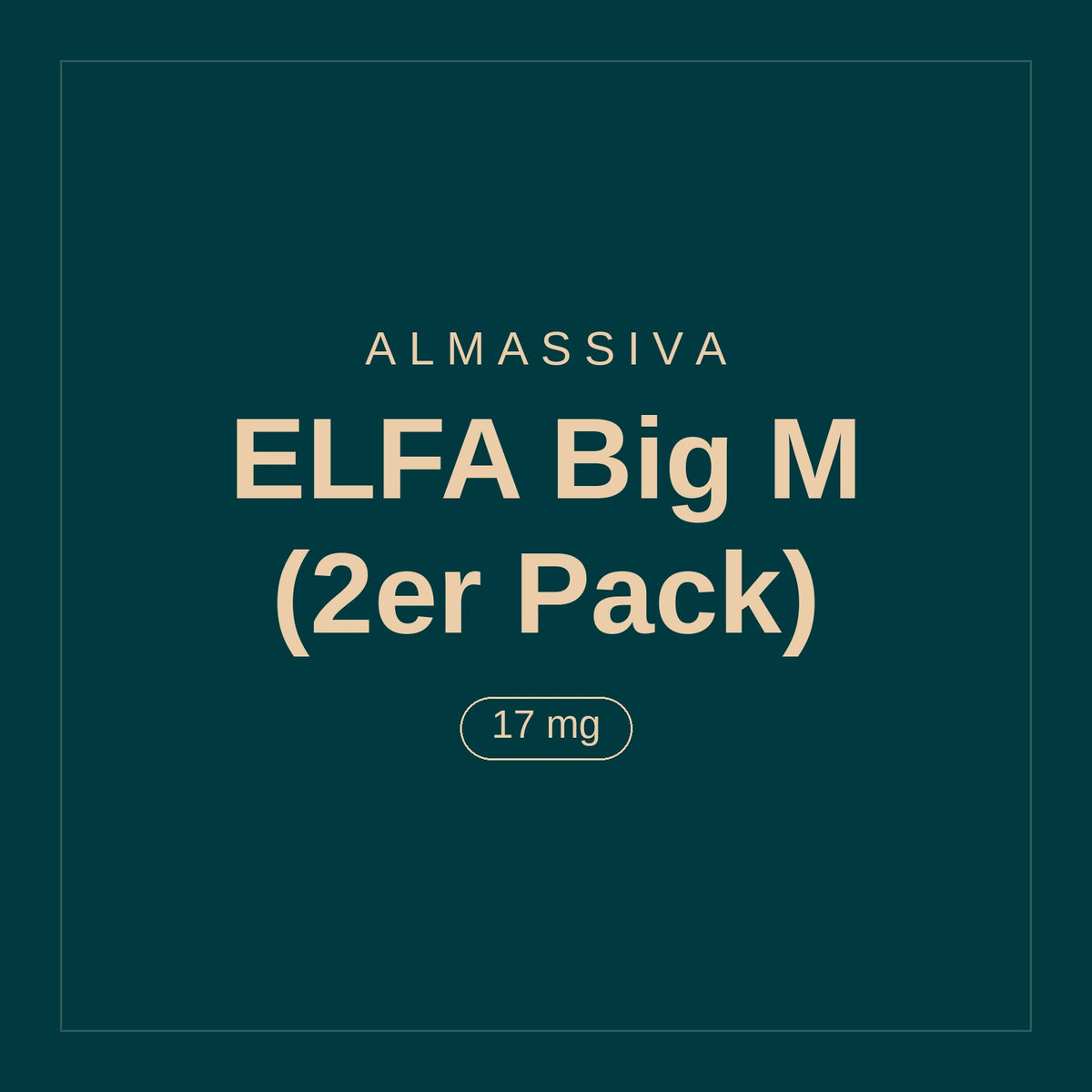 Almassiva · ELFA Big M (2er Pack) · 17 mg