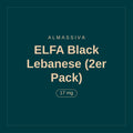 Almassiva · ELFA Black Lebanese (2er Pack) · 17 mg