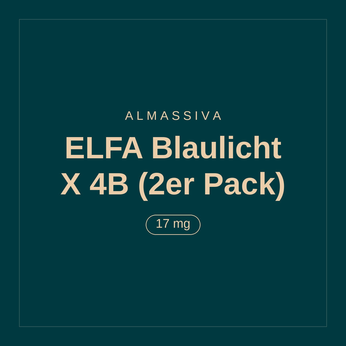 Almassiva · ELFA Blaulicht X 4B (2er Pack) · 17 mg