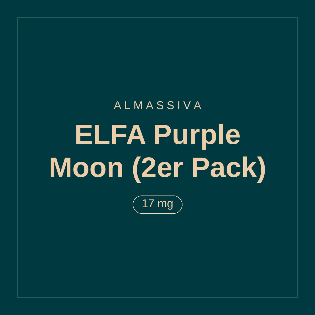 Almassiva · ELFA Purple Moon (2er Pack) · 17 mg
