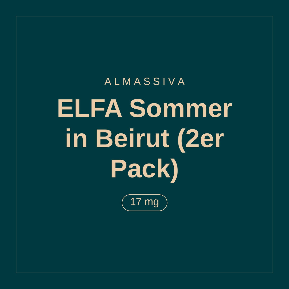 Almassiva · ELFA Sommer in Beirut (2er Pack) · 17 mg